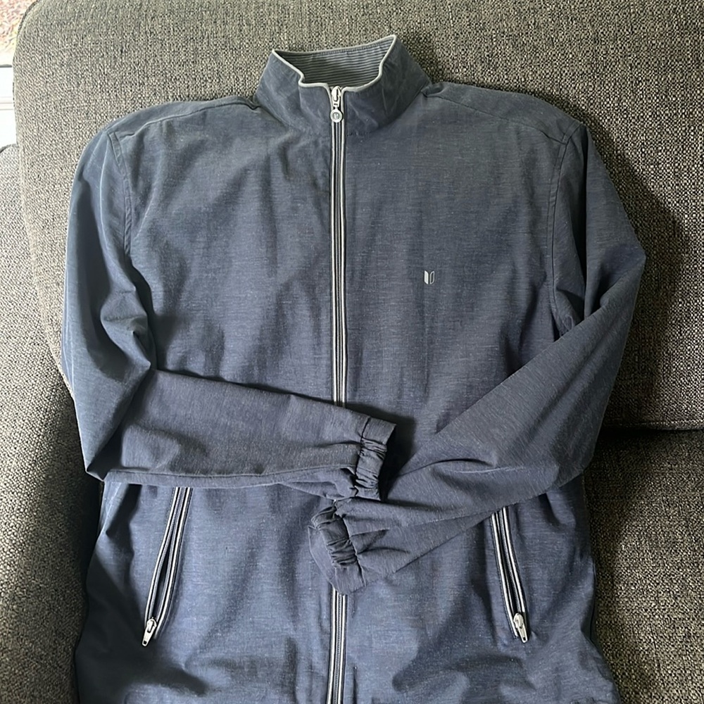 Linksoul Lightweight Jacket, Golf, Blue/Grey, Medium